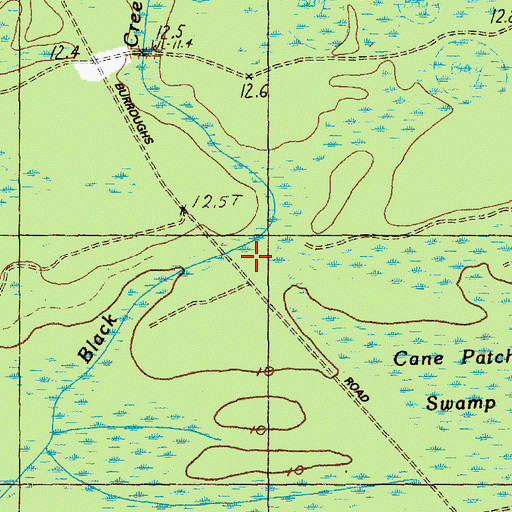 Topographic Map of Horry County Fire Department Station 45, SC