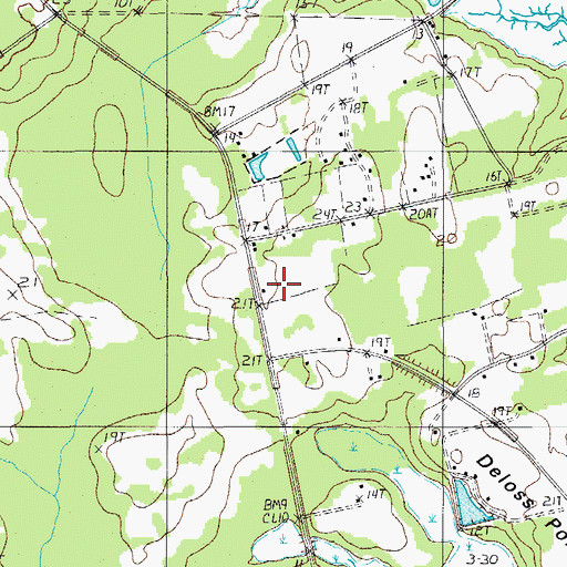 Topographic Map of Jasper Fire Department Station 32, SC