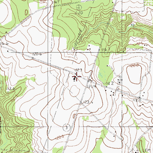 Topographic Map of Sawyerdale Fire Department, SC