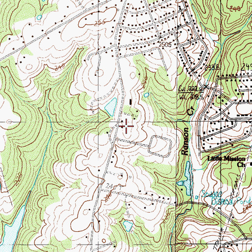 Topographic Map of Westview - Fairforest Fire Department Station 2, SC