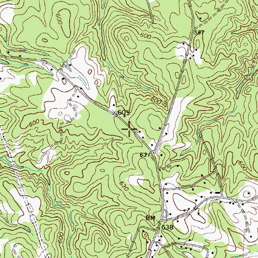 Topographic Map of Rock Hill Fire Department Station 5, SC