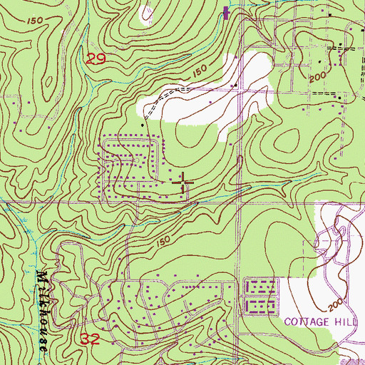 Topographic Map of Alabama Baptist Childrens Home, AL