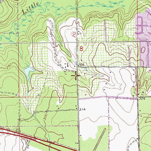 Topographic Map of Somerset Assisted Living Facility, AL
