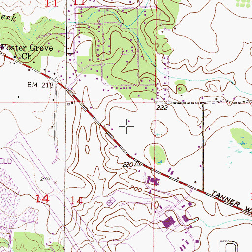 Topographic Map of Faith Academy, AL