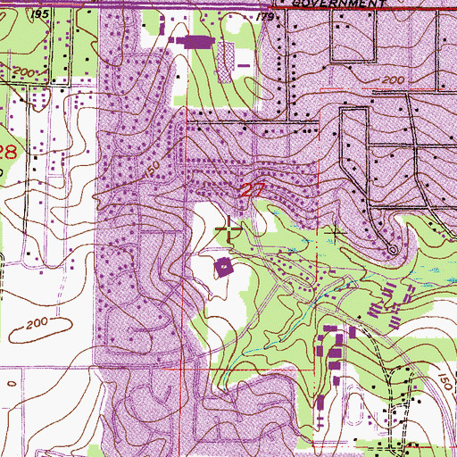 Topographic Map of Atria Regency Senior Citizen Housing, AL