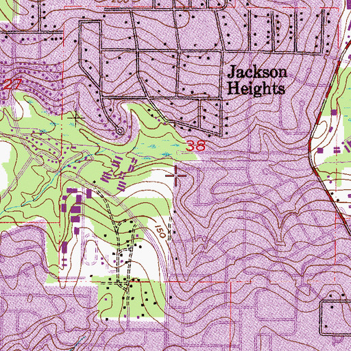 Topographic Map of Carlisle Medical Office Building, AL