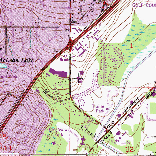 Topographic Map of Business Innovation Center, AL