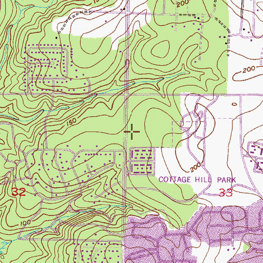 Topographic Map of Health Care Park, AL