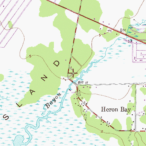 Topographic Map of Dorlan Community Cemetery, AL