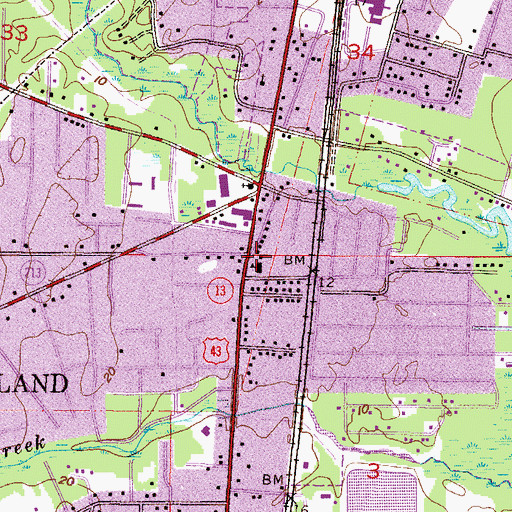 Topographic Map of Northpoint Community Church, AL