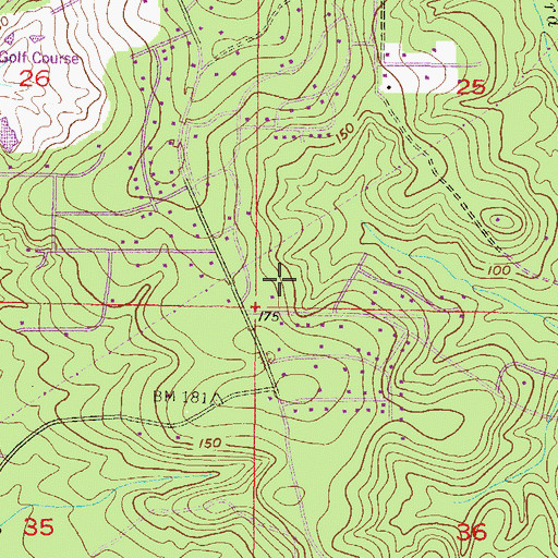 Topographic Map of River of Life Church, AL