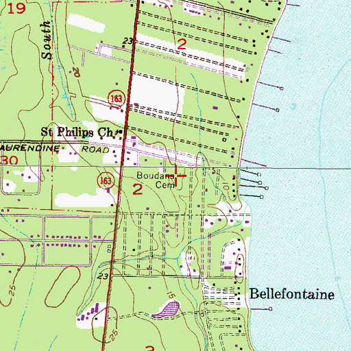 Topographic Map of Mathis Cemetery, AL