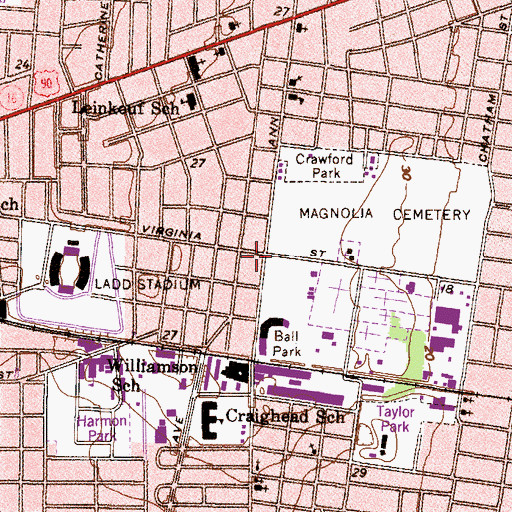 Topographic Map of Joy Tabernacle, AL