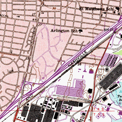 Topographic Map of Cornerstone Baptist Church, AL