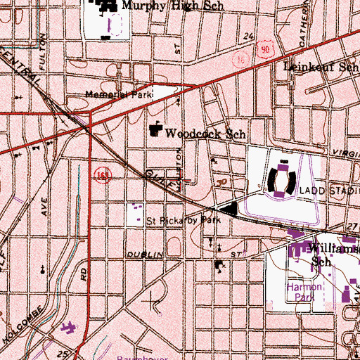 Topographic Map of Christian Bible Teaching Church, AL