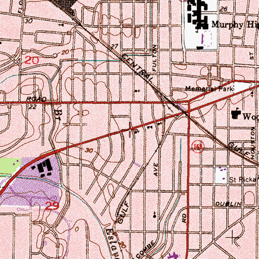 Topographic Map of New Life Ministries, AL
