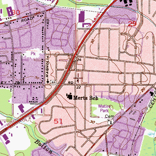 Topographic Map of New Beginnings Seventh Day Adventist Church, AL