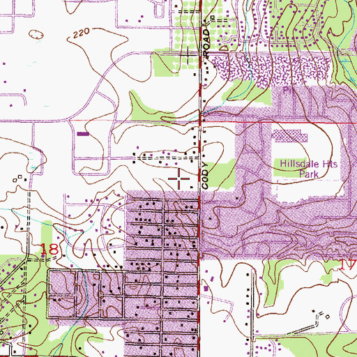 Topographic Map of Friendship Missionary Baptist Church, AL