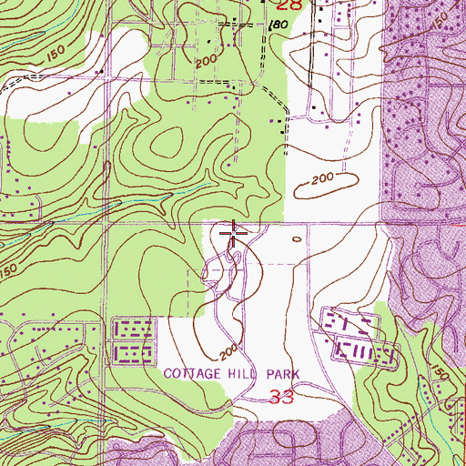 Topographic Map of Christ United Methodist Church, AL