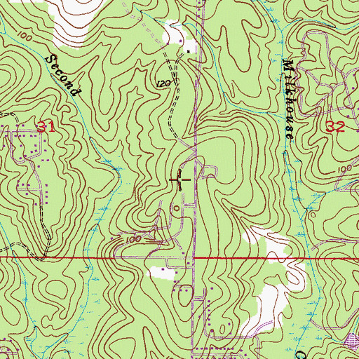 Topographic Map of Cody Road Seventh Day Adventist Church, AL