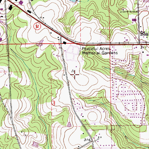 Topographic Map of Opp Industrial Park Number 3, AL