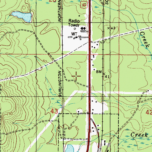 Topographic Map of Calvert Business Park, AL