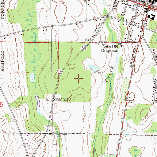 Topographic Map of Town of Ashford Sewage Lagoon, AL