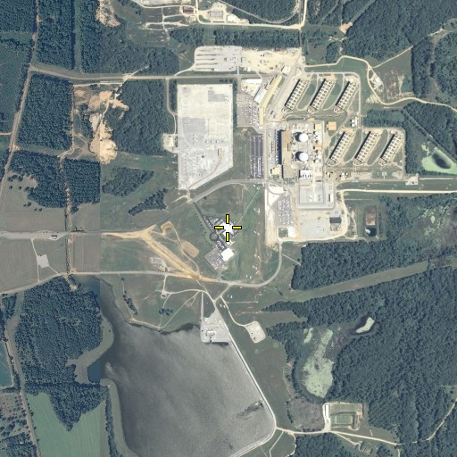 Aerial/Satellite Image of Joseph M Farley Nuclear Power Plant Visitors Center, AL