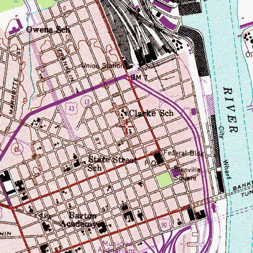 Topographic Map of Richards Daughters of the American Revolution House Museum, AL