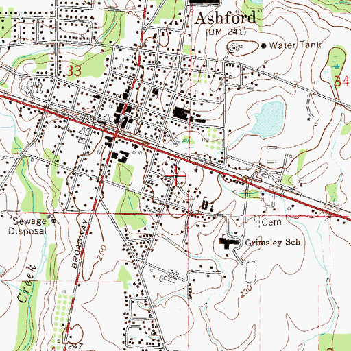 Topographic Map of Mount Carmel Baptist Church, AL