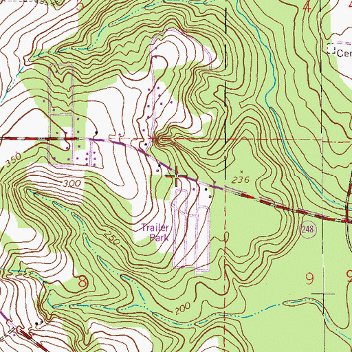 Topographic Map of United Pentecostal Church, AL