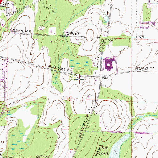 Topographic Map of Abundant Life Assembly of God Church, AL