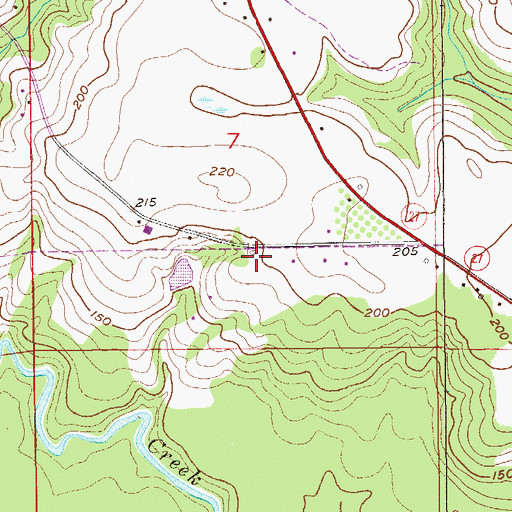 Topographic Map of The Church of Jesus Christ of Latter Day Saints, AL