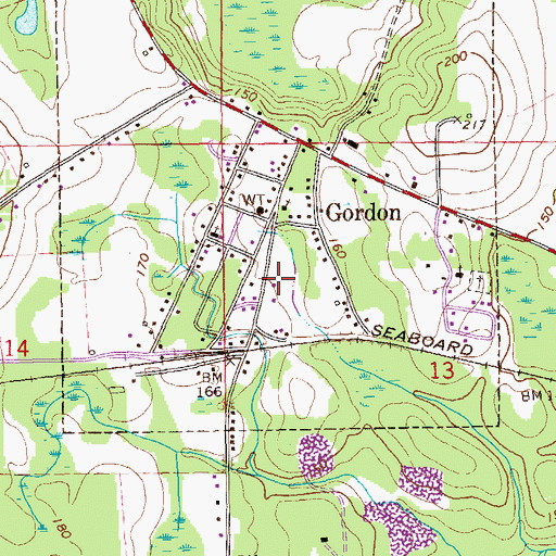 Topographic Map of A Family With a Heart for God Church, AL