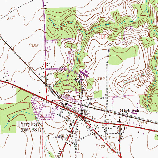Topographic Map of Greater Saint Paul Missionary Church, AL