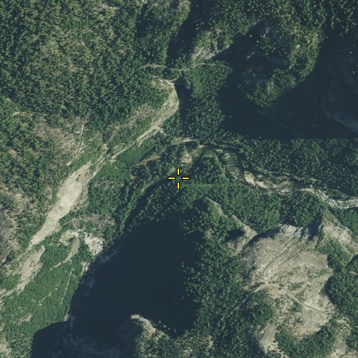 Aerial/Satellite Image of Cascade Creek, CA