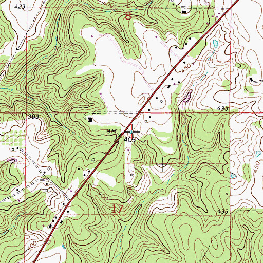 Topographic Map of The Church of Jesus Christ of Latter Day Saints, AL
