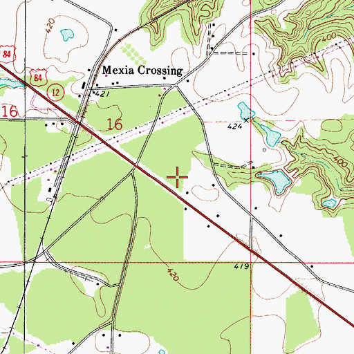 Topographic Map of Kingdom Hall of Jehovah's Witnesses, AL