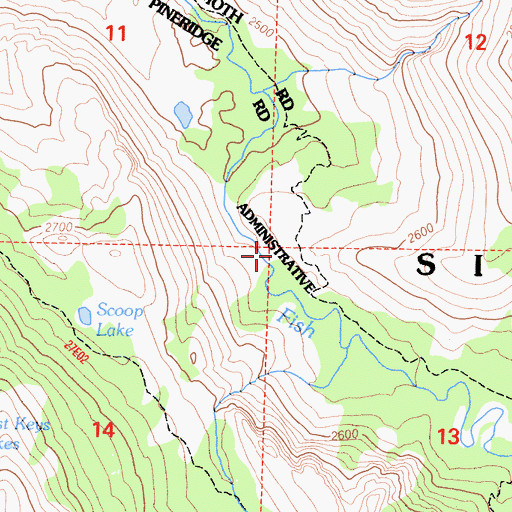 Topographic Map of Cascade Valley, CA