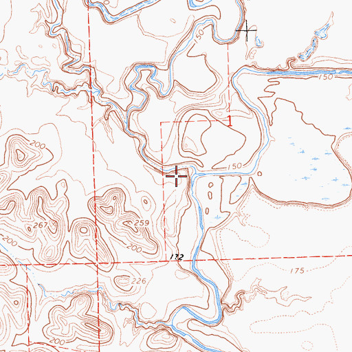Topographic Map of Cashman Creek, CA
