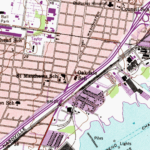 Topographic Map of Christ Overcoming Holiness Church of God, AL