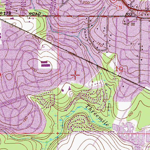 Topographic Map of The Church of Jesus Christ of Latter Day Saints, AL