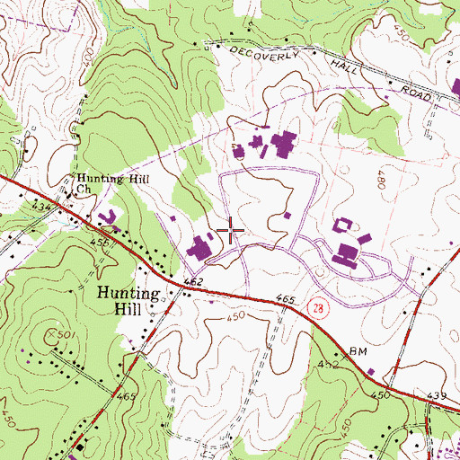 Topographic Map of Montgomery County Fire Station Training Academy Station 27, MD