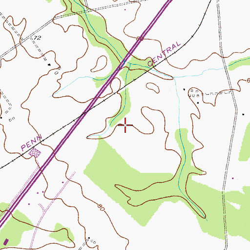 Topographic Map of Maryland Fire and Rescue Institute Upper Eastern Shore Regional Training Center, MD
