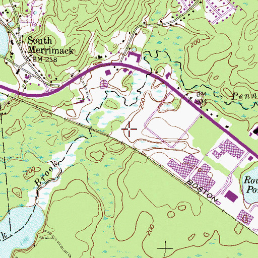 Topographic Map of Northeast Rehabilitation Hospital, NH