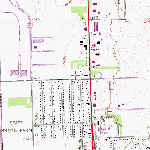 Topographic Map of Sioux Falls Fire Rescue Station 7, SD