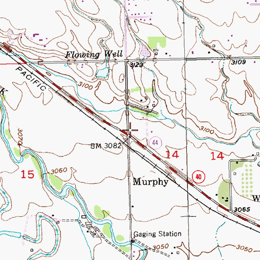Topographic Map of Rapid Valley Volunteer Fire Department, SD
