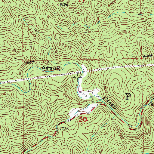 Topographic Map of Custer State Park Fire Department, SD