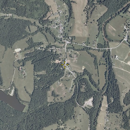 Aerial/Satellite Image of Tyler County Emergency Medical Services Unit 3 - Alma Emergency Medical Services, WV