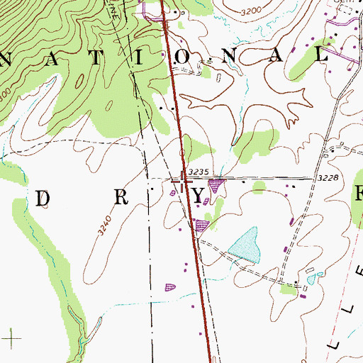 Topographic Map of Tucker County Emergency Medical Services Substation, WV